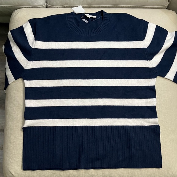 Loft by Ann Taylor Women’s Stripe Relaxed Tunic Sweater - Size XL - Picture 6 of 10